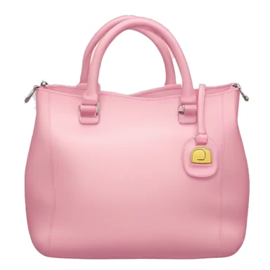 pastel pink bag sticker