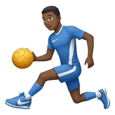 Tubarão com quatro pernas com tênis da Nike azul sticker