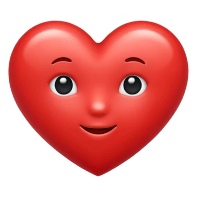cute heart emoji  sticker
