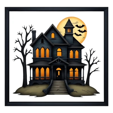 House on haunted hill sticker