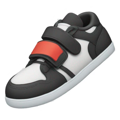 sneakers with velcro hook and loop fastener sticker