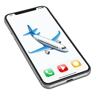 Aeroplane Mode for iPhone  sticker