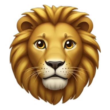 Lion enragé sticker