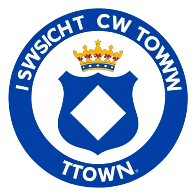 Ipswich town football club badge sticker