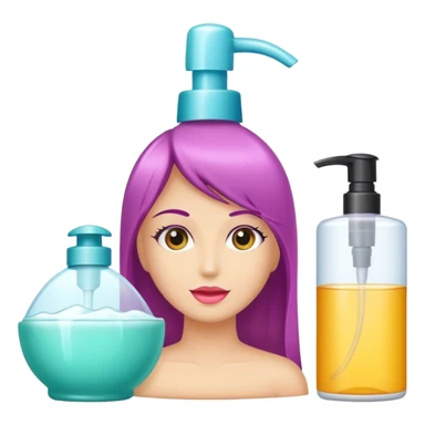 shampoo in beauty parlor sticker