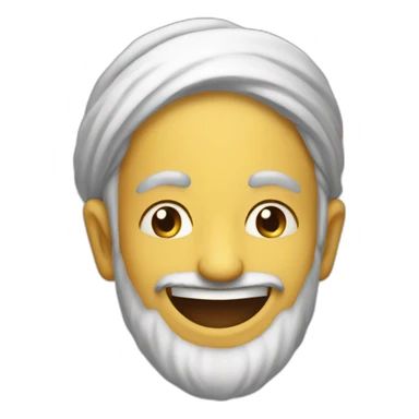 Mulla Nasiruddin laughing sticker