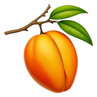 sobbing mango lying on its side sticker