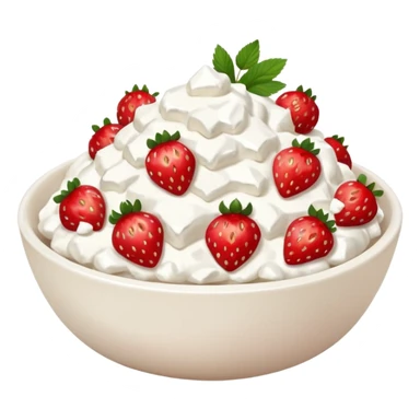 strawberries and cottage cheese sticker
