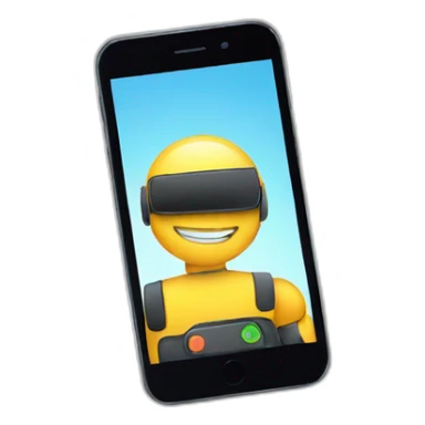 Smartphone with chatbots sticker