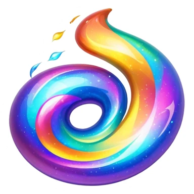 Shiny Epic Sparkly Aurora NFlame sticker