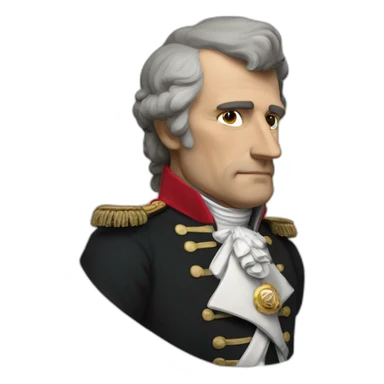 Napoléon avec un fouet sticker