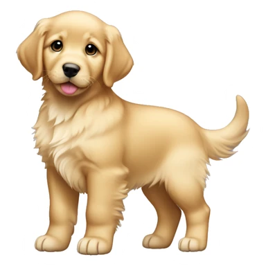 Light Golden retriever puppy female sticker