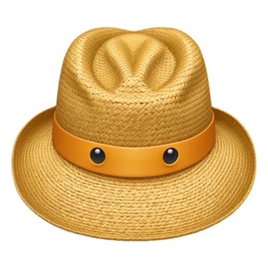 Chapeau de paille sticker