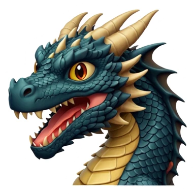 dragon negro sticker