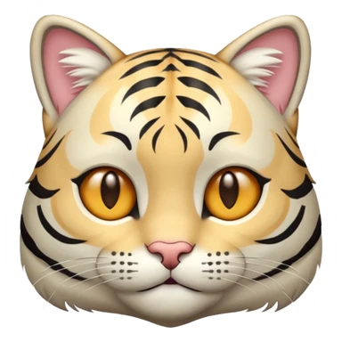Light gray tiger cat, with cream color sticker