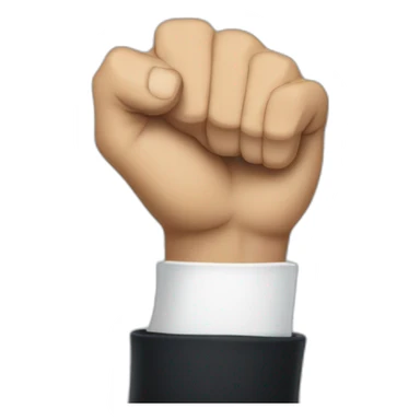 Macron fist Trudeau sticker