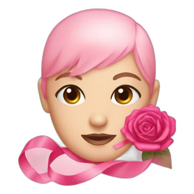 ruban rose cancer du sein sticker