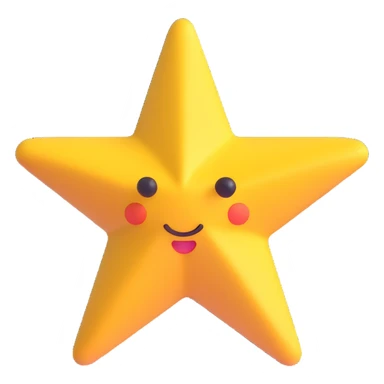 Star pink  sticker