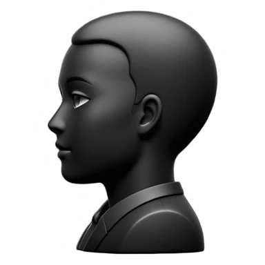 user silhouette icon 3D sticker