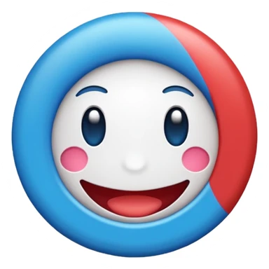 emoji de selo verificado do instagram, círculo azul, check branco no centro, estilo emoji oficial, fundo limpo, alta qualidade sticker