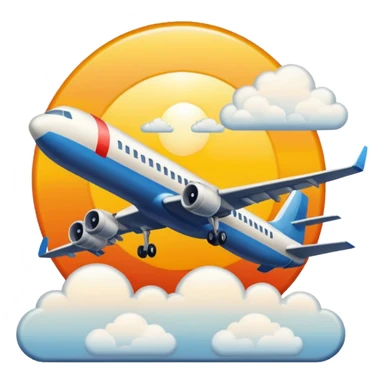 Crée un emoji en pixel art combinant 🛫 (avion au décollage) et 🌤️ (soleil derrière un nuage).
Style : rétro pixel art, résolution 32x32 pixels.
Format : PNG avec fond transparent. sticker