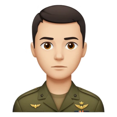 Não falei chapéu militar, e sim corte de cabelo sticker