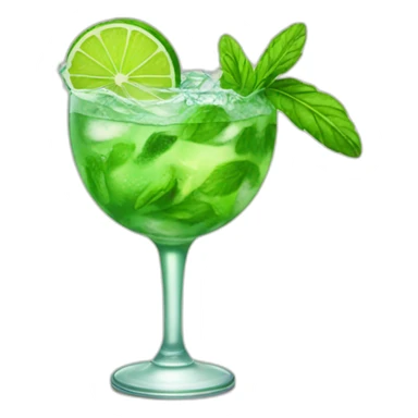 mojito drink spinning sticker