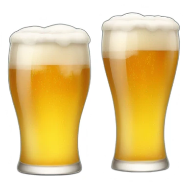 Smiling Cold glass of beer emoji sticker