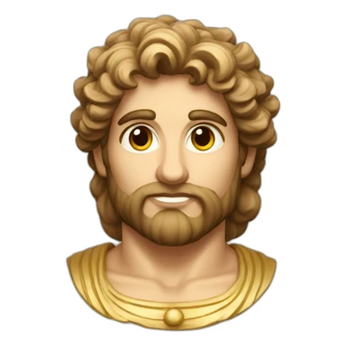 Apollo greek god sticker