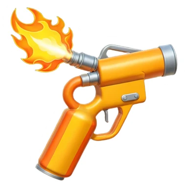 flame thrower  sticker