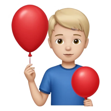 Child + balloon, Park Visitor, with park. sticker