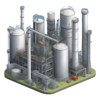oil refining sticker