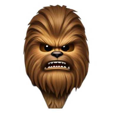 Angry Chewbacca sticker