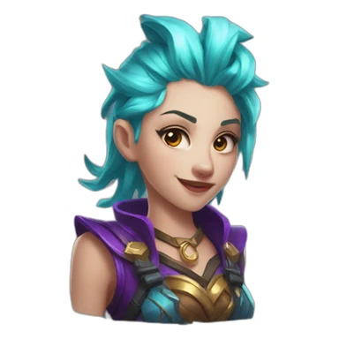 Jinx League of Legends sticker