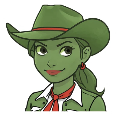 Cowgirl  sticker