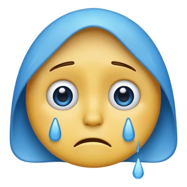 Low quality crying emoji sticker