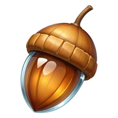 Chrystal acorn sticker