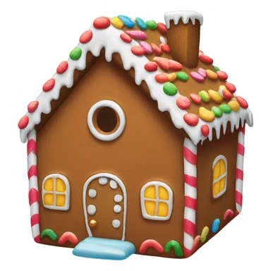 Gingerbread house sticker