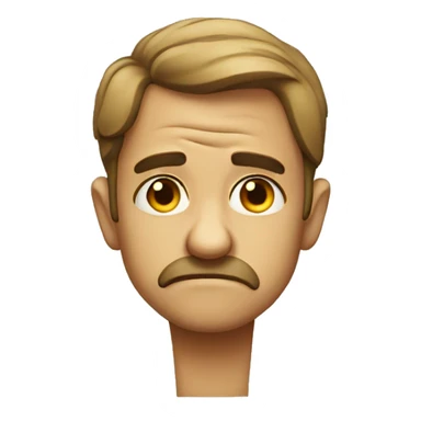 Disgusted look emojo sticker