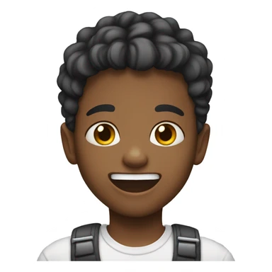 kid with braces  sticker