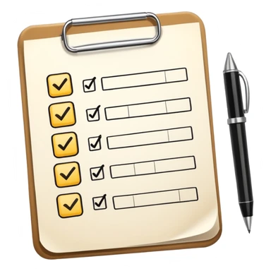 todo list with checkboxes sticker