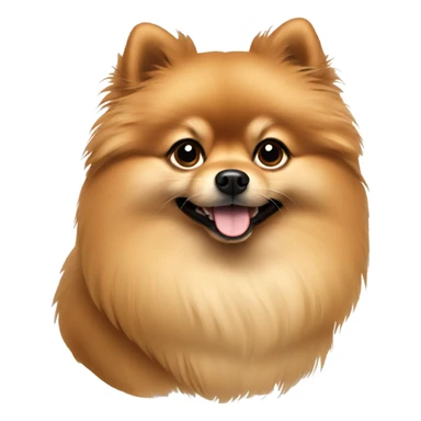 Light Brown Pomeranian  sticker