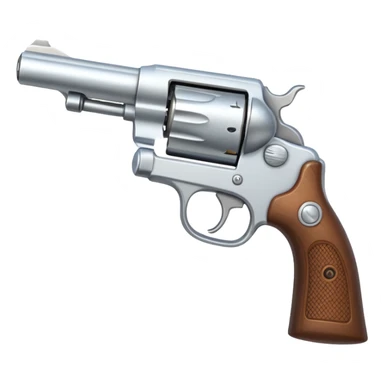 white COLT REVOLVER sticker