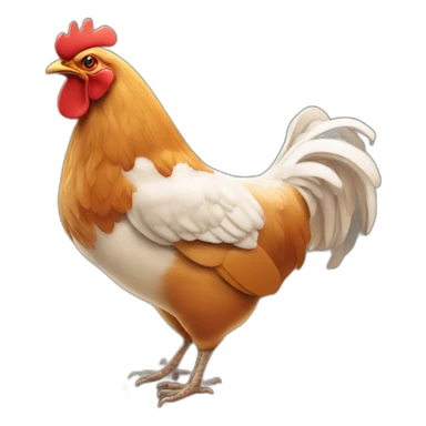 Mac Tyson qui mange du poulet sticker