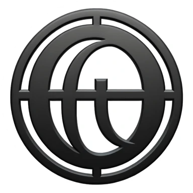 Emoji, avant-garde gothic emblem made of matte black metal, number 8 integrated into the word “FORTUNA”, luxury fashion symbol aesthetic, clean sculptural form, no glow, no neon, flat emoji style, centered, transparent backgroun sticker