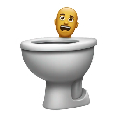 skibidi toilet gang sign sticker