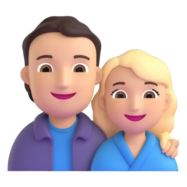 two parents smiling sticker