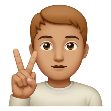 Someone sticking up the middle finger  sticker