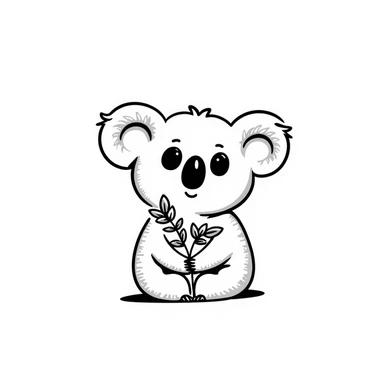 Koala sticker