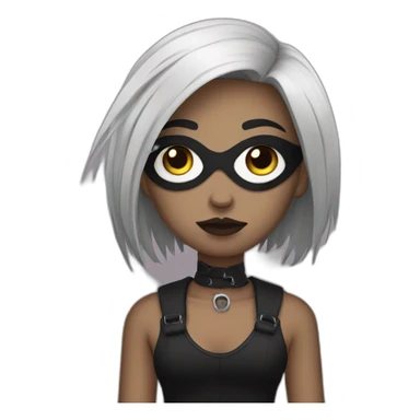 Strong goth girl sticker